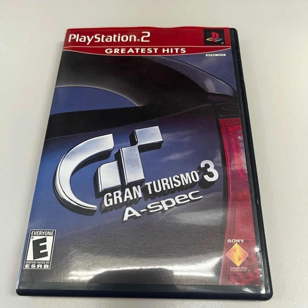2001 Grand Turismo 3 A-Spec Racing Game PS2 Complete w/Manual in Original Case
